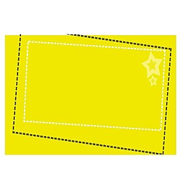 黃色商務幾何png元素