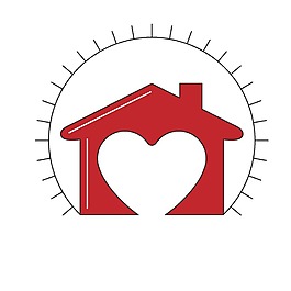 創(chuàng)意小屋紅心png元素