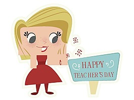 卡通快樂每一天png元素