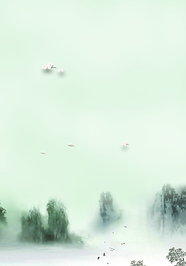 中國(guó)風(fēng)水墨PSD背景素材
