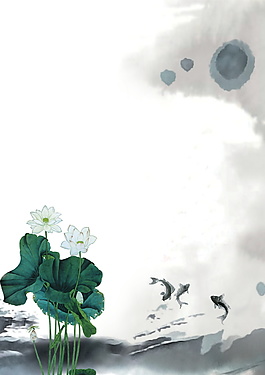 中國(guó)風(fēng)水墨PSD背景素材