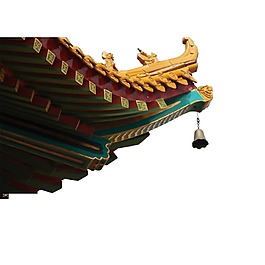 彩色屋檐鈴鐺元素