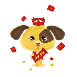 卡通新年紅包元素