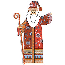 圣誕老人拐杖元素