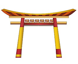 手繪彩色線條元素