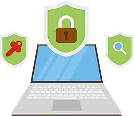 手繪電腦密碼元素