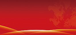 簡約紅色新年元旦banner背景設計