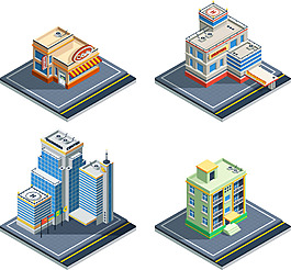 特色城市建筑插畫(huà)