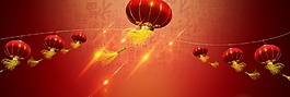 2018狗年新春海報背景