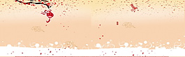 簡約精美新年晚會banner背景