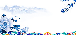 2018新年春節(jié)PSD海報banner背景設計