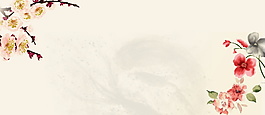 簡約個性春節(jié)banner背景