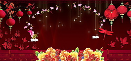紅色精美新banner背景