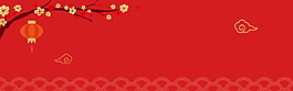 紅色精美春節(jié)晚會背景
