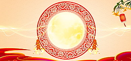 簡約創意春節banner背景