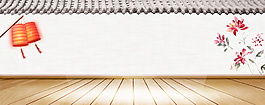 傳統(tǒng)畫風(fēng)banner背景