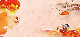 精美春節(jié)banner背景