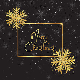 圣誕節雪花背景