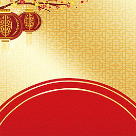 2018金色新年主圖背景