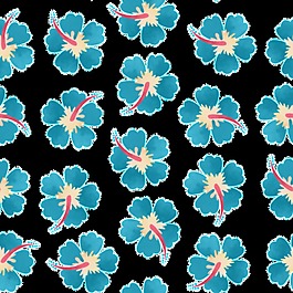 冰藍(lán)花瓣卡通背景素材