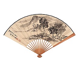 中國風(fēng)折扇元素