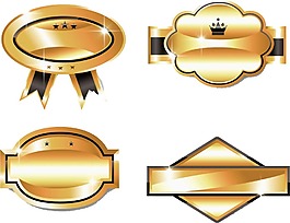 手繪金色圖標(biāo)元素