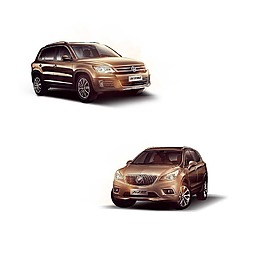 香檳色汽車展示元素