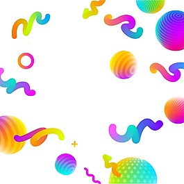 手繪線條幾何元素