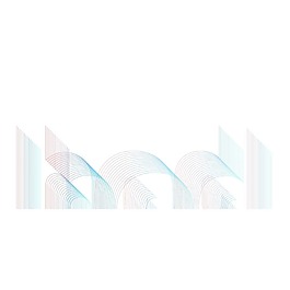 小清新漸變線條元素