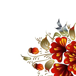 艷麗的蝴蝶花png元素
