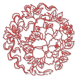鏤空雕花png元素