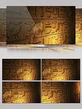 光黃復古高清視頻素材