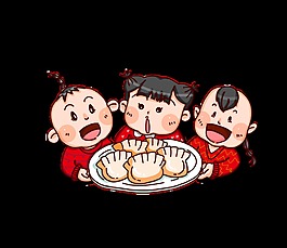 手绘可爱卡通儿童装饰素材