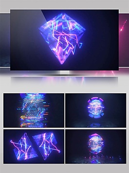 迷幻紫色高清视频素材