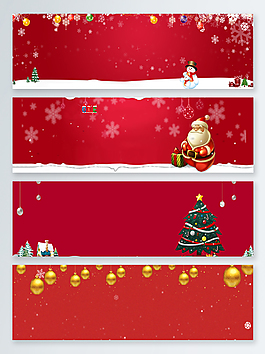 圣誕節(jié)歐式banner背景圖