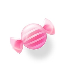 粉色的糖果png元素