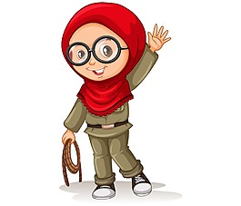 卡通民族少女png元素