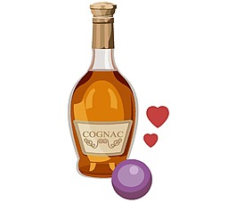 卡通香檳酒png元素