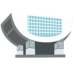 卡通创意大楼png元素