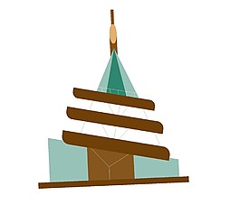 卡通創(chuàng)意建筑png元素