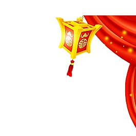 燈籠新春節(jié)日png素材