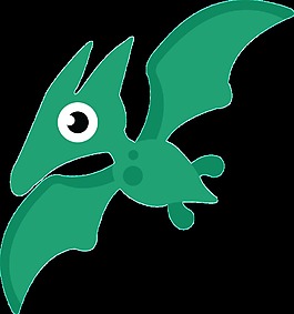 可愛飛龍可愛恐龍透明素材