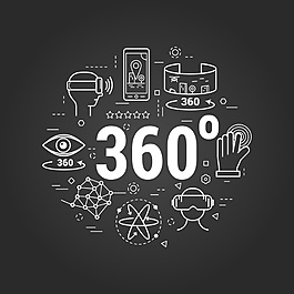 360世界卡通高清矢量素材