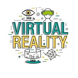 VR師姐卡通高清矢量素材