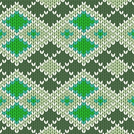 綠色方格圣誕節(jié)填充背景矢量素材