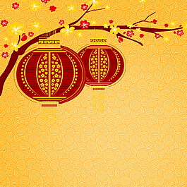 黃色古典新年元旦主圖設(shè)計(jì)