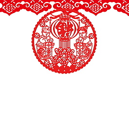剪纸风新年主图设计