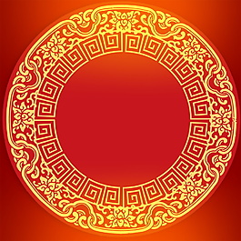 中式古典紋理新年主圖設(shè)計(jì)