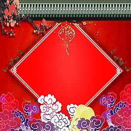 精美中式狗年新春主圖設(shè)計