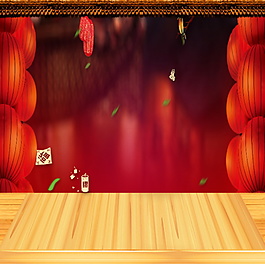 紅色古典新年P(guān)SD主圖設(shè)計
